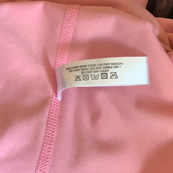 Inphorm- Athletic Tee- Purple Mesh Over Pink- Size Large - Picture 8 of 8